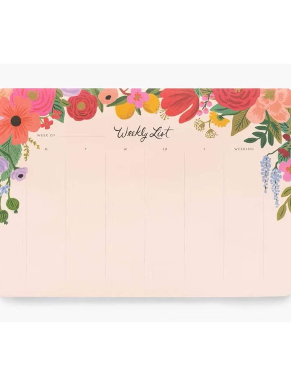 Weekly Desk Pad